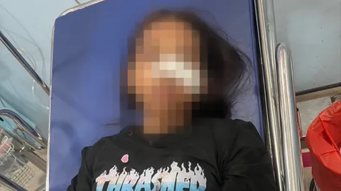 เด็กหญิงวัย 14 วิ่งเล่นกับเพื่อน ถูกลูกหลงกระสุนปืนเจาะเข้าแก้มซ้าย