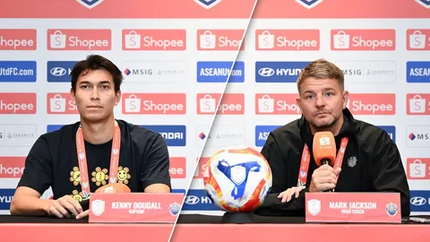 “มาร์ค แจ็คสัน” เผยเป้าหมายเดียว ที่วางไว้ก่อน “บุรีรัมย์” ฟัด “แทมปิเนส” SHOPEE CUP 2025-26
