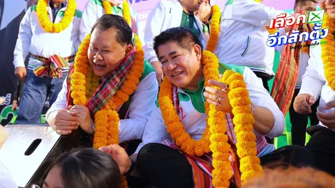 “ธรรมนัส” ควง “ไชยา” ขอคะแนนกลับเข้าสภาฯ ในนามกล้าธรรม มั่นใจปักธงทั้ง 3 เขต