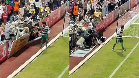 ช็อตเดียวทั้งสนามชะงัก! เมื่อป้ายฟิวเจอร์บอร์ดเข้าฉาก โซเชียลแห่คอมเมนต์ เตกลับมาช่วยแฟนคลับก่อน!