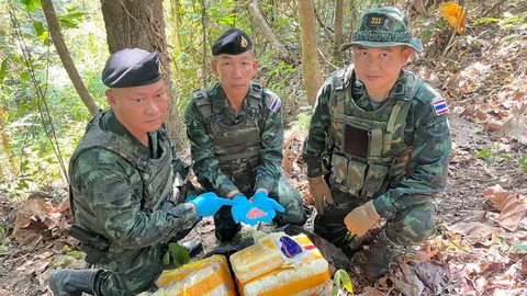 ปะทะเดือด กองกำลังผาเมือง สกัดจับยาบ้ากว่า 6 ล้านเม็ด ในพื้นที่ อ.แม่สาย จ.เชียงราย