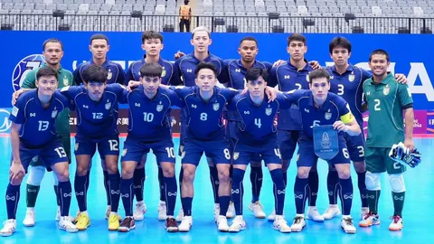 ตารางคะแนน AFC Futsal Asian Cup 2026 หลังจบ รอบแบ่งกลุ่ม กลุ่มบี นัด 3