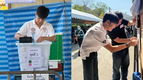 สิงโต ปราชญา ใช้สิทธิเลือกตั้งล่วงหน้า ชวนคนไทยออกมาใช้สิทธิเพื่อการเปลี่ยนแปลงที่ดีขึ้น