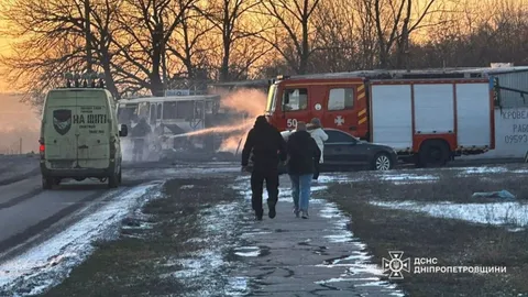 โดรนรัสเซียถล่มยูเครน ถูกรถบัสคนงานเหมือง ดับ 12 ศพ