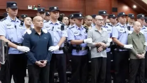 จีนประหาร 4 มาเฟีย "ตระกูลไป๋" เครือข่ายแก๊งคอลเซ็นเตอร์เมียนมา