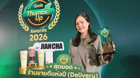 เปิดสูตรสำเร็จ Jian Cha และ Kanori สองร้านดังคว้ารางวัลใหญ่ GrabThumbsUp 2026 ที่สายกินต้องลอง