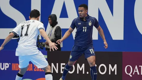 ผลฟุตซอลทีมชาติไทย แพ้ อิรัก ตกรอบฟุตซอลชิงแชมป์เอเชีย 2026