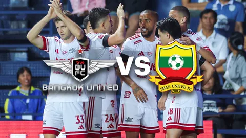 LIVE ดูบอลสด ทรู แบงค็อก ยูไนเต็ด พบ ฉาน ยูไนเต็ด Shopee Cup 2025-26