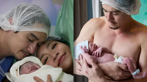 ลูกชายมาแล้ว อนันดา คุณพ่อป้ายแดง อวดโมเมนต์ภาพแรกครอบครัวพ่อแม่ลูก