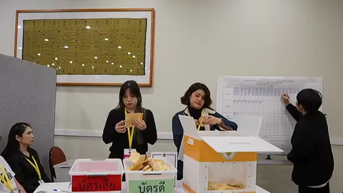 การนับคะแนนลงประชามตินอกราชอาณาจักร ซิดนีย์-แคนาดา-นิวยอร์กเรียบร้อยดี มีชาวไทยร่วมสังเกตการณ์