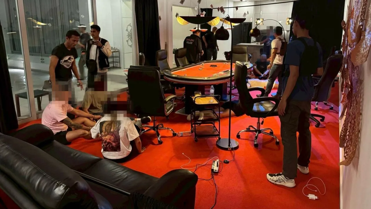 ต่างชาติลอบเปิดบ่อนโป๊กเกอร์ ในวิลล่าหรูที่ภูเก็ต คัดคนเข้าเล่น จ่ายครั้งละ 2 หมื่น