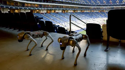 เม็กซิโกโชว์เทคโนโลยีล้ำ “หุ่นยนต์สุนัข–ปืนยิงโดรน” รับศึกฟุตบอลโลก 2026