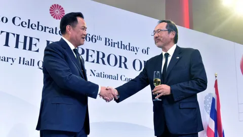 นายกฯ  ร่วมงานวันชาติญี่ปุ่น ถวายพระพรชัยมงคลสมเด็จพระจักรพรรดิ ย้ำสัมพันธ์ 14 ทศวรรษ