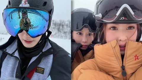 แฟนๆ ฟิน! หน่อง ธนา ลงภาพเห็นเงาที่หมวกคล้าย ฟาง ธนันต์ธรญ์ หลังไปทริปสกีที่ญี่ปุ่น