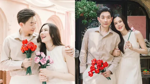 หวานไม่มีเปลี่ยน!  บอย-เจี๊ยบ รักมาราธอน ฉลองวาเลนไทน์ครั้งที่ 21 