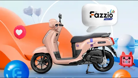 ราคาน่ารัก มาแล้ว NEW YAMAHA FAZZIO HYBRID LITE เทรนดี้สกู๊ตเตอร์วัยสะรุ่น