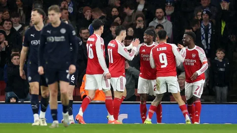 ผลบอลเมื่อคืน อาร์เซน่อล ฟอร์มดุ ไล่ถล่ม วีแกน ลิ่ว 16 ทีม เอฟเอคัพ