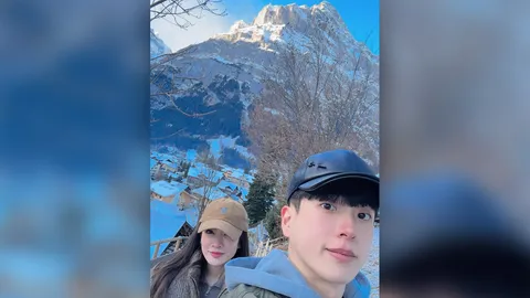 วาเลนไทน์หวานเจี๊ยบ นนกุล-แอฟ จัดทริป สวิตฯ ตามใจ “คุณแฟน” ท่ามกลางหิมะสุดโรแมนติก