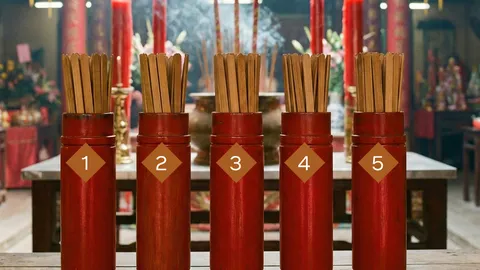 "เซียมซีมหามงคล" เช็กดวงหลัง "ตรุษจีน 69"เขย่าเลข 1-5 ในใจ พร้อมแล้วมาเปิดคำทำนายได้เลย