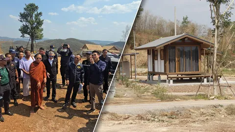 บุกค้น 4 จุด “วัดป่าชนะใจ” พบแผ้วถางป่า สปก.กว่า 2,000 ไร่ ทำบ้านขาย หลังละ 5 แสน