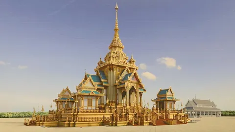 จัดพิธีปักหมุดผังก่อสร้างพระเมรุมาศ ในพระราชพิธีถวายพระเพลิงพระบรมศพ "พระพันปีหลวง"