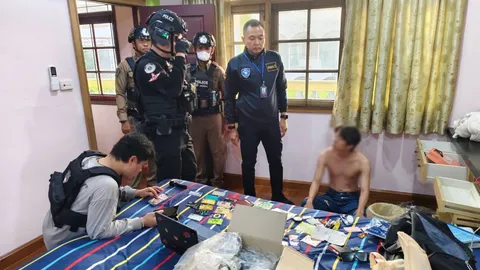 ทลายเครือข่าย “จีนเทา” แก๊งสแกมเมอร์ หลอกอดีตข้าราชการเกษียณ 9.5 ล้าน