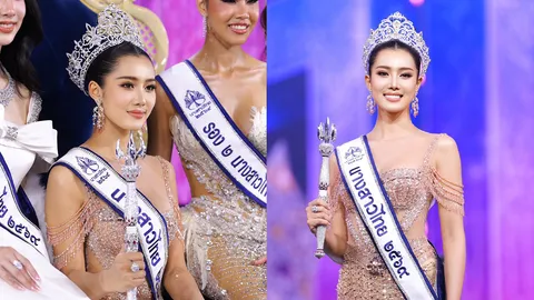 เปิดภาพนางสาวไทย 2569 “มายมิ้นต์ จิราภรณ์” นางงามเดินสาย 40 เวที ก่อนคว้ามงระดับประเทศ