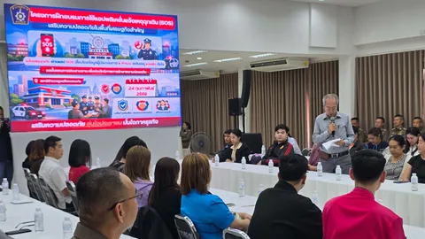 ตำรวจเมืองขอนแก่น ล้ำยุค ทันสมัย ให้ร้านทองใช้แอปฯ แจ้งเหตุฉุกเฉิน SOS