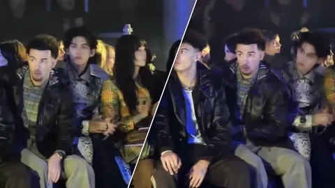 แฟนผีในดงคู่ปรับ “ไบร์ท” โผล่เฟรมเดียวกับแข้งหงส์-เรือ กลางโชว์ลอนดอน