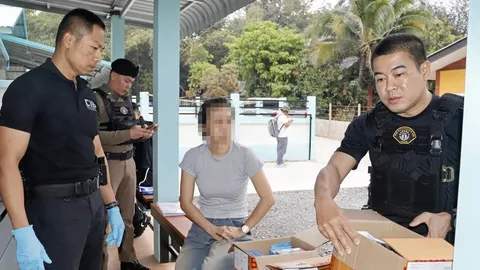 แก๊งสแกมเมอร์ ลวงกลุ่มนักเรียน สแกนใบหน้า จับ 3 ผู้ต้องหา ใช้ซิมฟรีล่อ