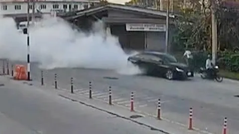 จับแก๊งเมียโหด ติดบึมรถกิ๊ก หมายสังหาร รอดหวุดหวิดระเบิดชำรุด