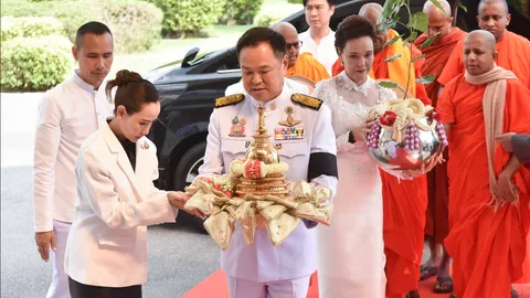 “นายกฯ อนุทิน” อัญเชิญพระบรมสารีริกธาตุศรีลังกา ประดิษฐานทำเนียบฯ 