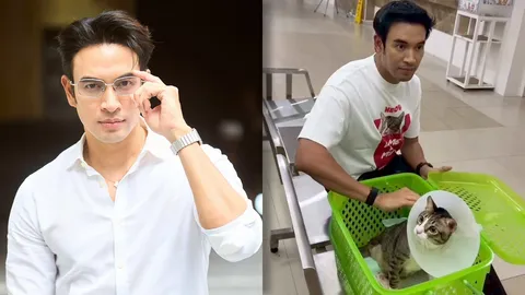 เกรท วรินทร โพสต์แจ้งข่าวน้องแมวไข่ตุ๋นแอดมิด ด้านเจ้าตัวรับเศร้าพยายามเข้มแข็ง