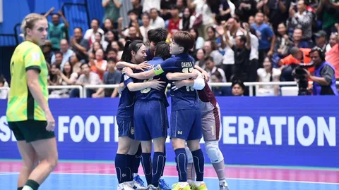 ผลฟุตซอลหญิงสด ไทย พลิกแซงชนะ ออสเตรเลีย 5-4 ผงาดคว้าแชมป์ อาเซียน สมัยแรก