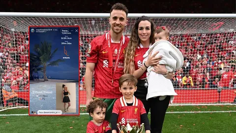 "ภรรยาโชต้า" อดีตแข้งลิเวอร์พูล โพสต์โซเชียล เช็กอินเที่ยวประเทศไทย