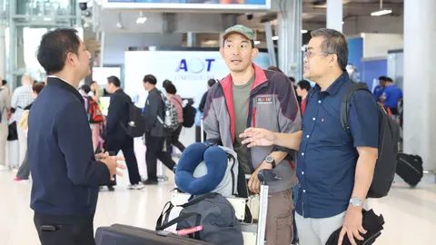 แรงงานไทยชุด 2 จากบาห์เรนถึงไทย พรุ่งนี้มาอีก 9 คน เผยยอดคนประสงค์กลับเกือบ 1,000