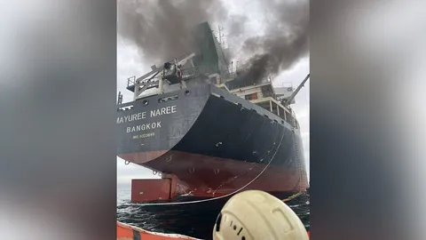  กองทัพเรือ เร่งประสานช่วยเหลือลูกเรือไทย 23 คน หลังเรือสินค้าไทยถูกโจมตีใกล้ช่องแคบฮอร์มุซ 