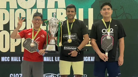 "อินเดีย" คว้าแชมป์ชายเดี่ยว 35+ Pro “WPC Asia Pickleball Open 2026” 