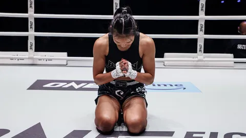 น่าเห็นใจ "ซุปเปอร์เกิร์ล" เปิดใจหมดเปลือก สาเหตุแขวนนวม หลังแพ้ศึก ONE Fight Night 41