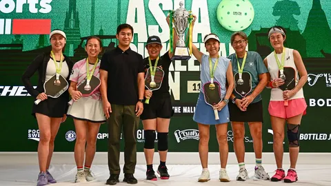 "สิงคโปร์" คว้าแชมป์หญิงคู่ 50+ Pro  “WPC Asia Pickleball Open 2026” 