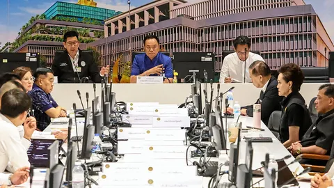 “นายกฯ” ถก ศบก. แก้ "ปั๊มน้ำมัน" ไม่มีขาย พบปัญหามาจากขนส่ง ทำประชาชนแตกตื่นกักตุน