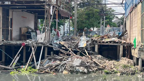 รื้อบ้านล้ำคลองชุมชนแจ้งวัฒนะ 5 ตั้งเป้า 55 หลัง ภายในเดือน มี.ค. เร่งหาวิธีขับออกให้ตรงจุด