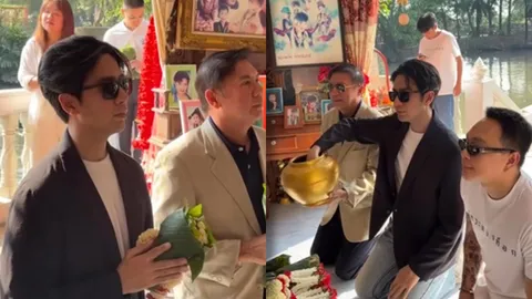 เพชร พุ่มพวง เดินทางไปไหว้ แม่ผึ้ง พุ่มพวง ล้วงไหจับปิงปองได้เลขเด็ดมาฝากแฟนๆ