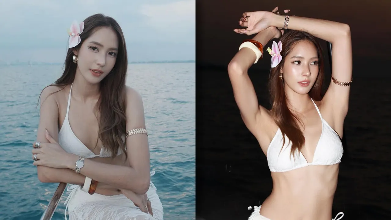 ใบหม่อน กิตติยา โสดแล้วแซ่บ อวดหุ่นสุดเป๊ะ ท่อนบนบิกินี ท่อนล่างซีทรู