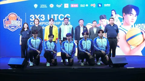 ปักธงบาส 3x3 สู่เวทีโลก! หอการค้าไทย ม.หอการค้าไทย จับมือ 5 จังหวัด เปิดสังเวียนล่าฝันบาส 3x3 