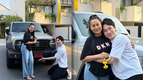 ดีเจมะตูม เปิดภาพอบอุ่น ซื้อรถป้ายแดงให้แม่เป็นของขวัญวันเกิด พร้อมเผยเหตุผลที่เลือก