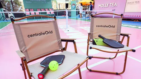 เซ็นทรัลเวิลด์ยกสนาม Pickleball ไว้ใจกลางกรุงเปลี่ยนกีฬา ศิลปะ ดนตรี แฟชั่น เป็นศูนย์รวมของคนเมือง