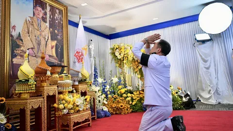 โปรดเกล้าฯ "อนุทิน" นายกรัฐมนตรี คำมั่นทำงานเพื่อประชาชน ซื่อสัตย์-สุจริตและโปร่งใส