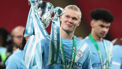 ไม่น่าเชื่อ “ฮาลันด์” ทำสถิติที่ไม่น่าจดจำแม้ “แมนซิตี้” ชนะ “อาร์เซนอล” คว้าแชมป์ “คาราบาว คัพ”