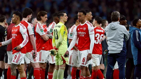 สุดช้ำ "อาร์เซน่อล" เจอฝันร้ายล่าสุด หลังชวดแชมป์คาราบาวคัพ แพ้แมนซิตี้ ในนัดชิง